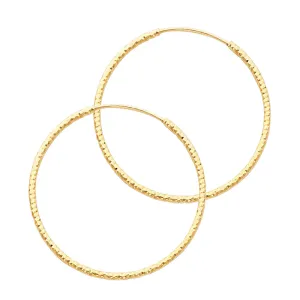 14K Gold Hoop Earrings