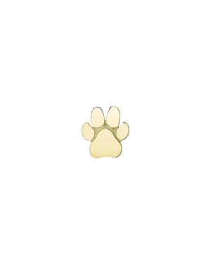 14k Gold Paw For Locket