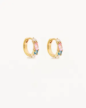 18k Gold Vermeil Cherish Deeply Hoops