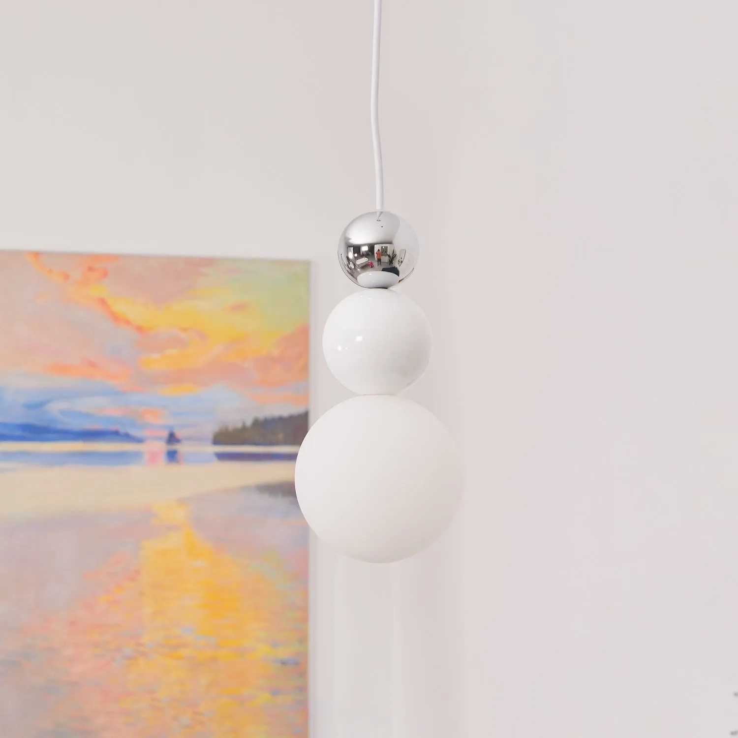 Acrylic Three Ball Pendant Lamp