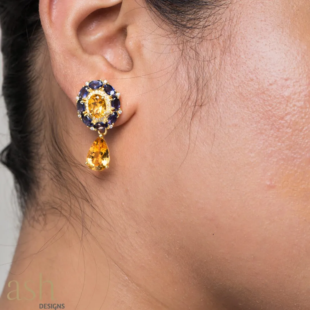 Adaya Semi-Precious Gemstone Earrings