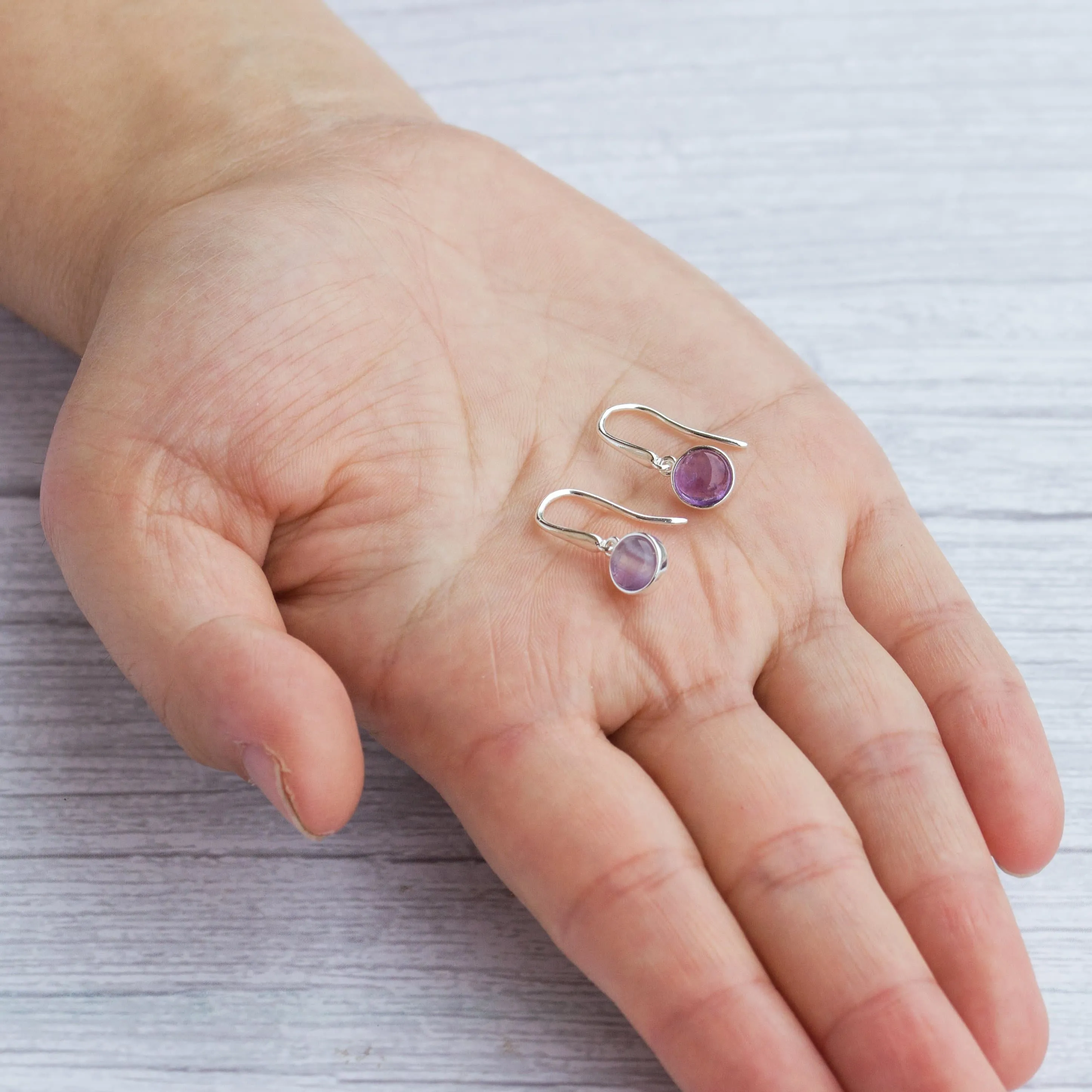 Amethyst Drop Earrings