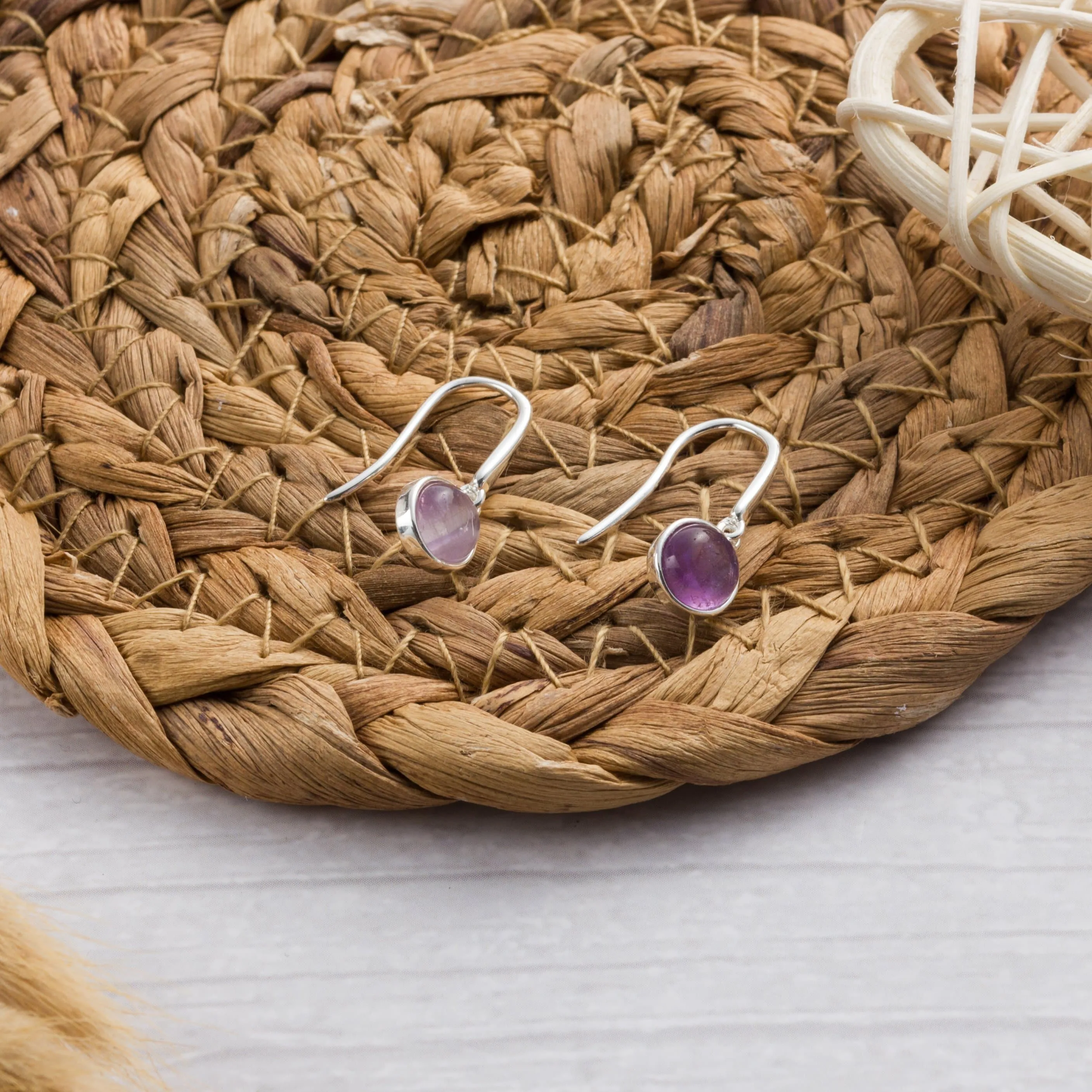 Amethyst Drop Earrings