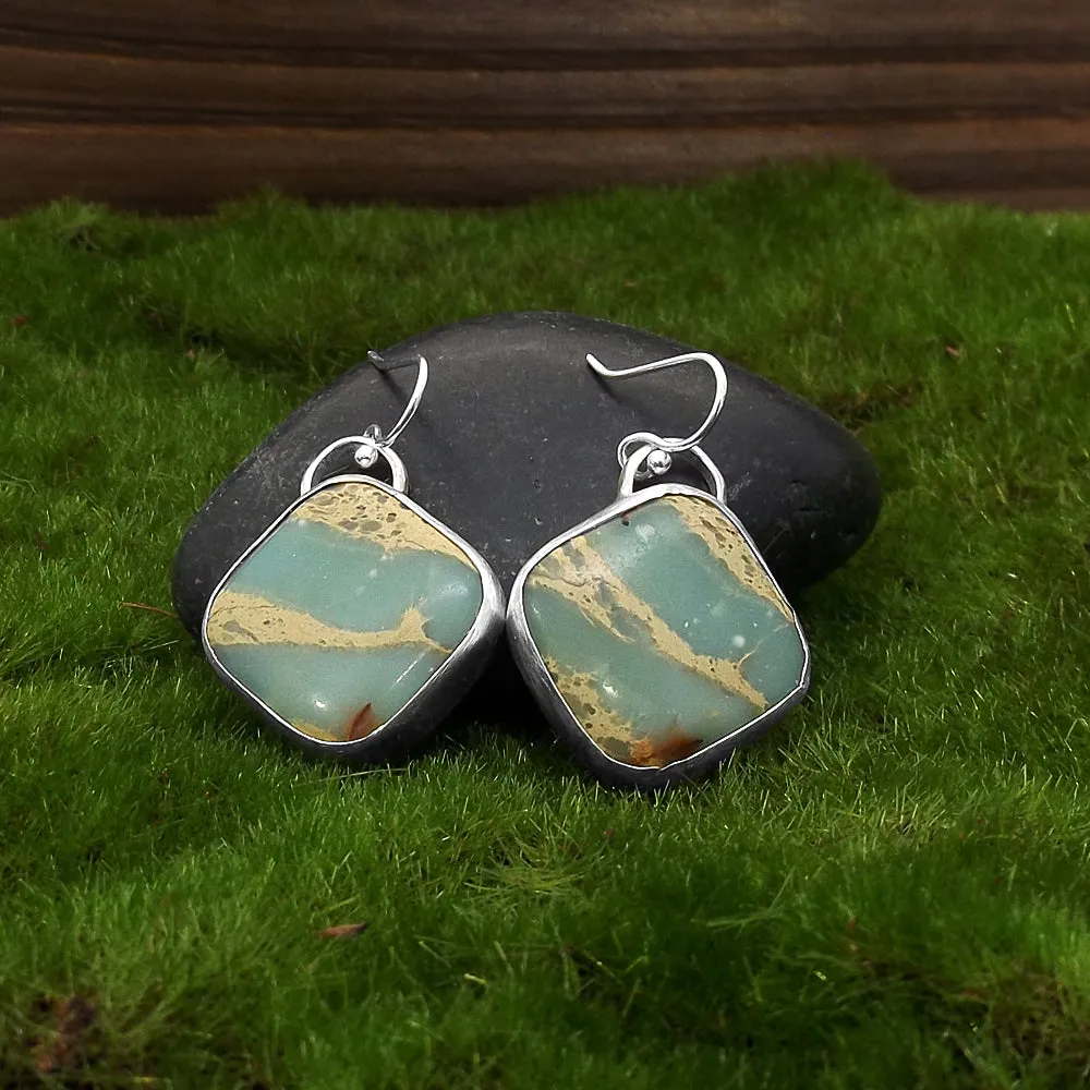 Aqua Terra Jasper Gesmtone Earrings