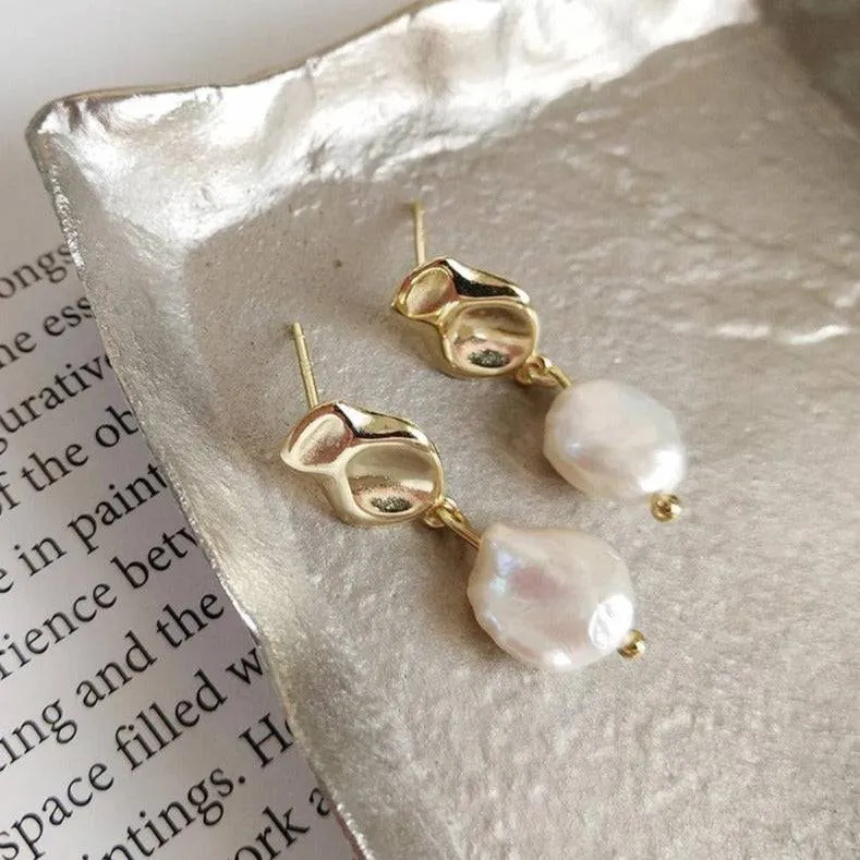 Baroque Pearl Earrings