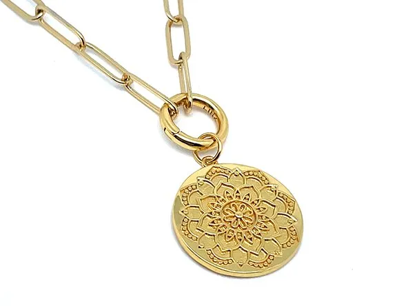 Beautiful Flower Mandala Pendant