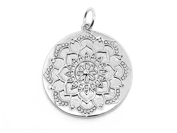 Beautiful Flower Mandala Pendant