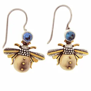 Bee Earrings, Sterling