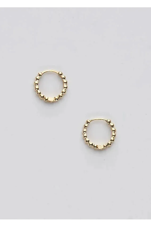 Brenda Grands Beaded Hoops