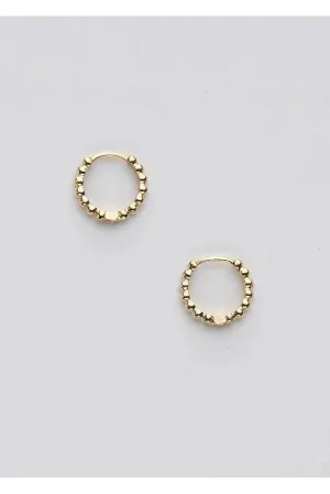 Brenda Grands Beaded Hoops