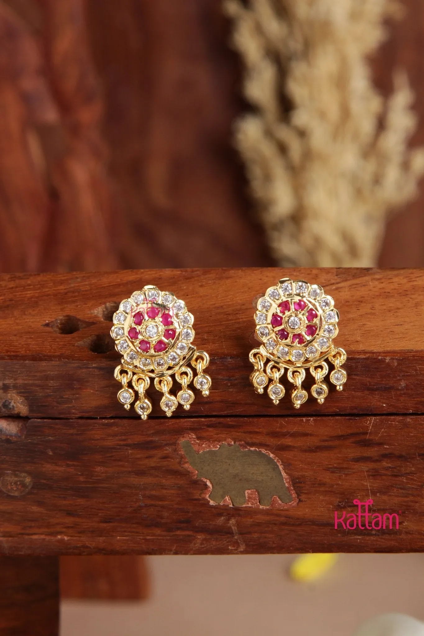 Chandra - Gati Ruby Earring