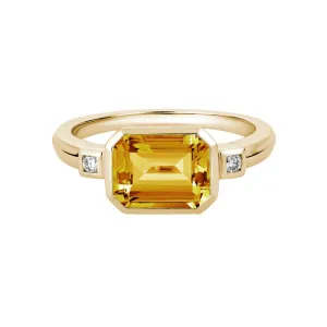 Citrine Birthstone Ring