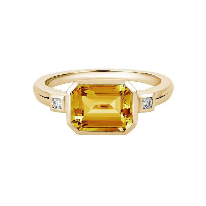 Citrine Birthstone Ring