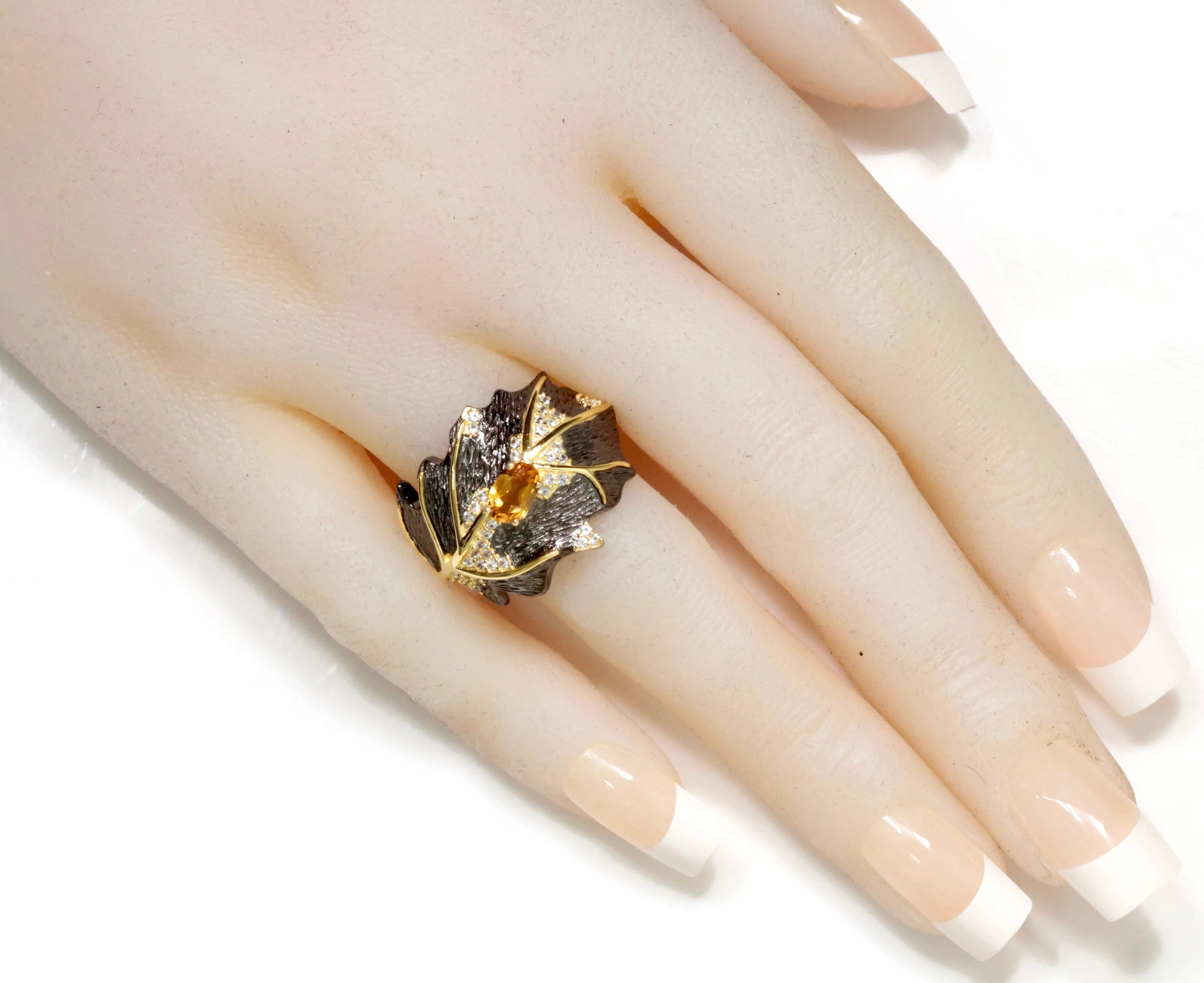 Citrine Ring Citrine Jewelry Citrine Ring Natural Citrine Genuine Citrine Jewelry November Birthstone Silver Jewelry SKU: 6142041