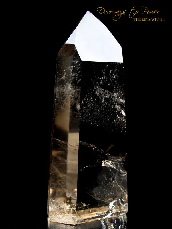 Citrine Temple Heart Dow Quartz Crystal Point