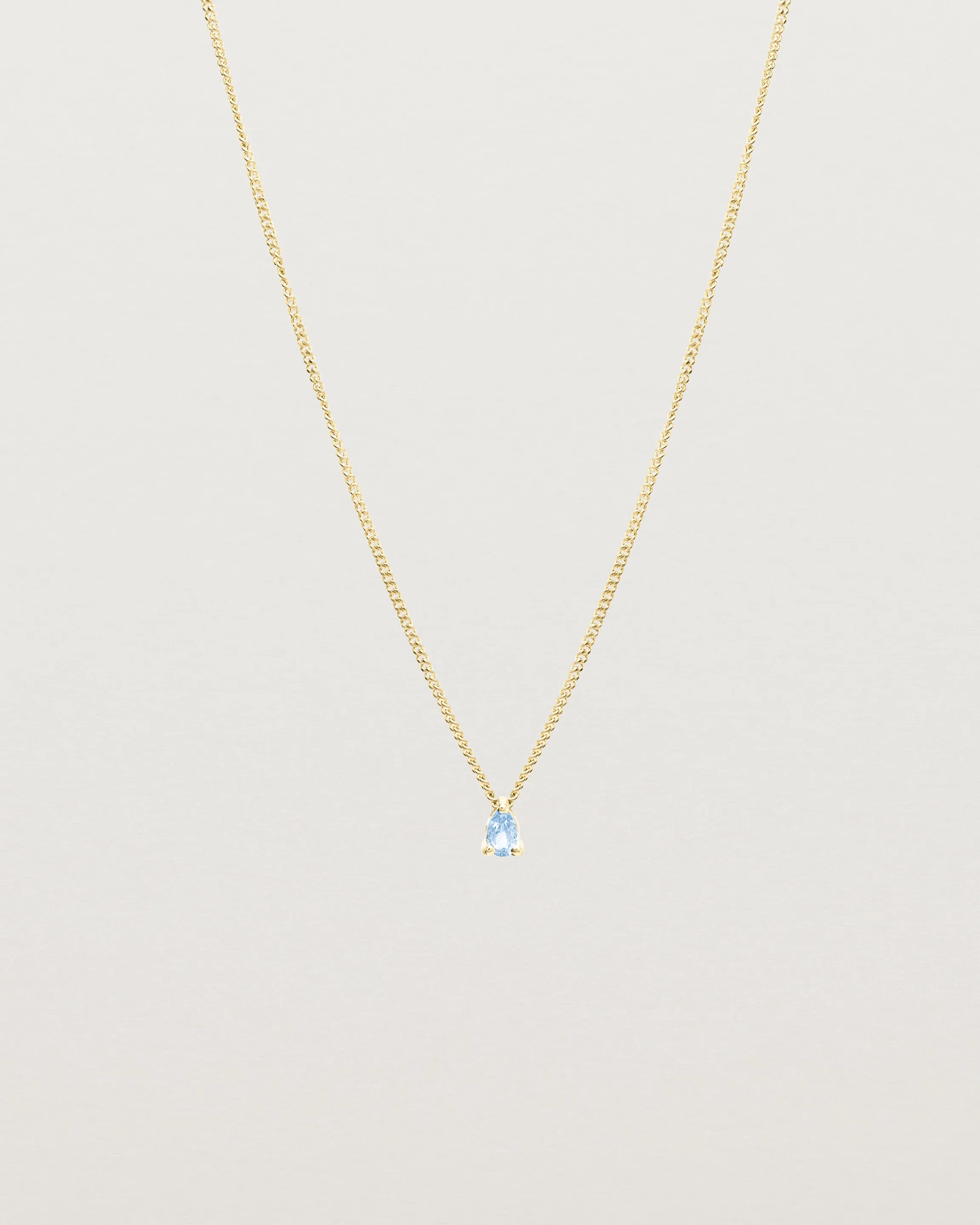 Danaë Slider Necklace | Ceylon Sapphire