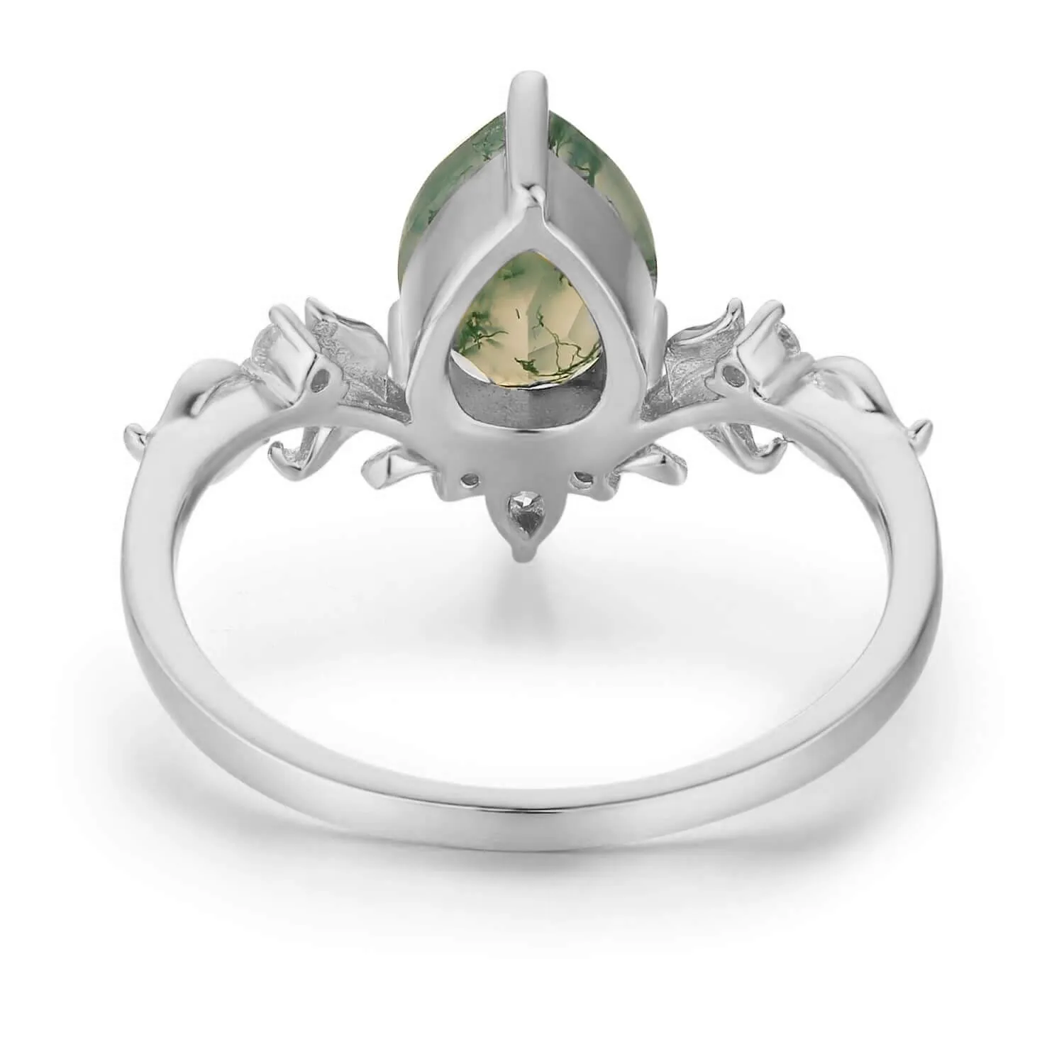 Dewdrop Moss Agate Ring©