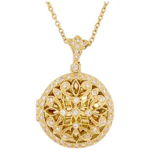 Diamond Locket Necklace