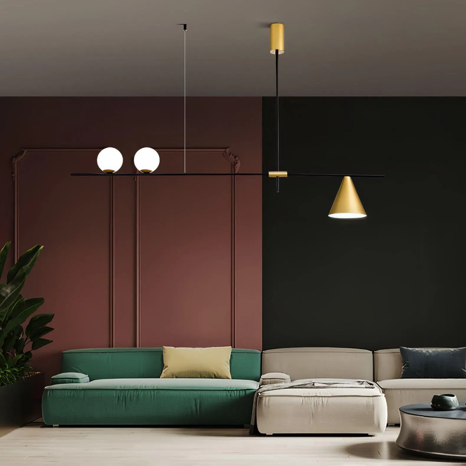 Eclipse Linear Suspension Light