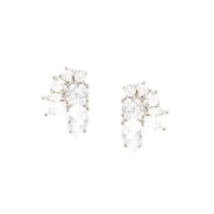 FRAICHE INSPIRE COCKTAIL EARRINGS - SILVER