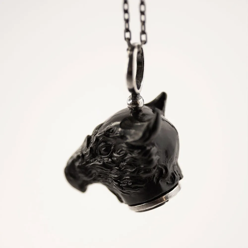 Griffin pendant black - final sale