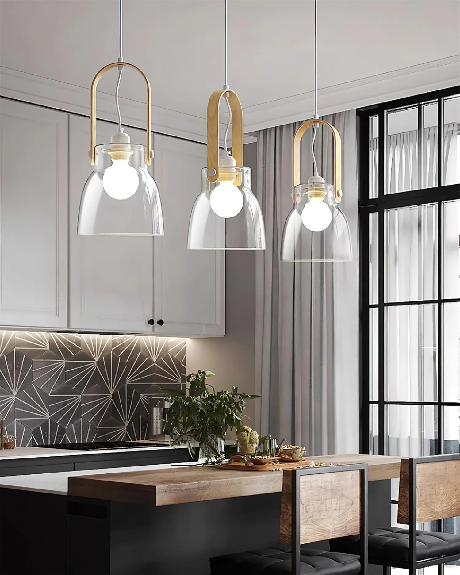 Hailie Glass Pendant Light