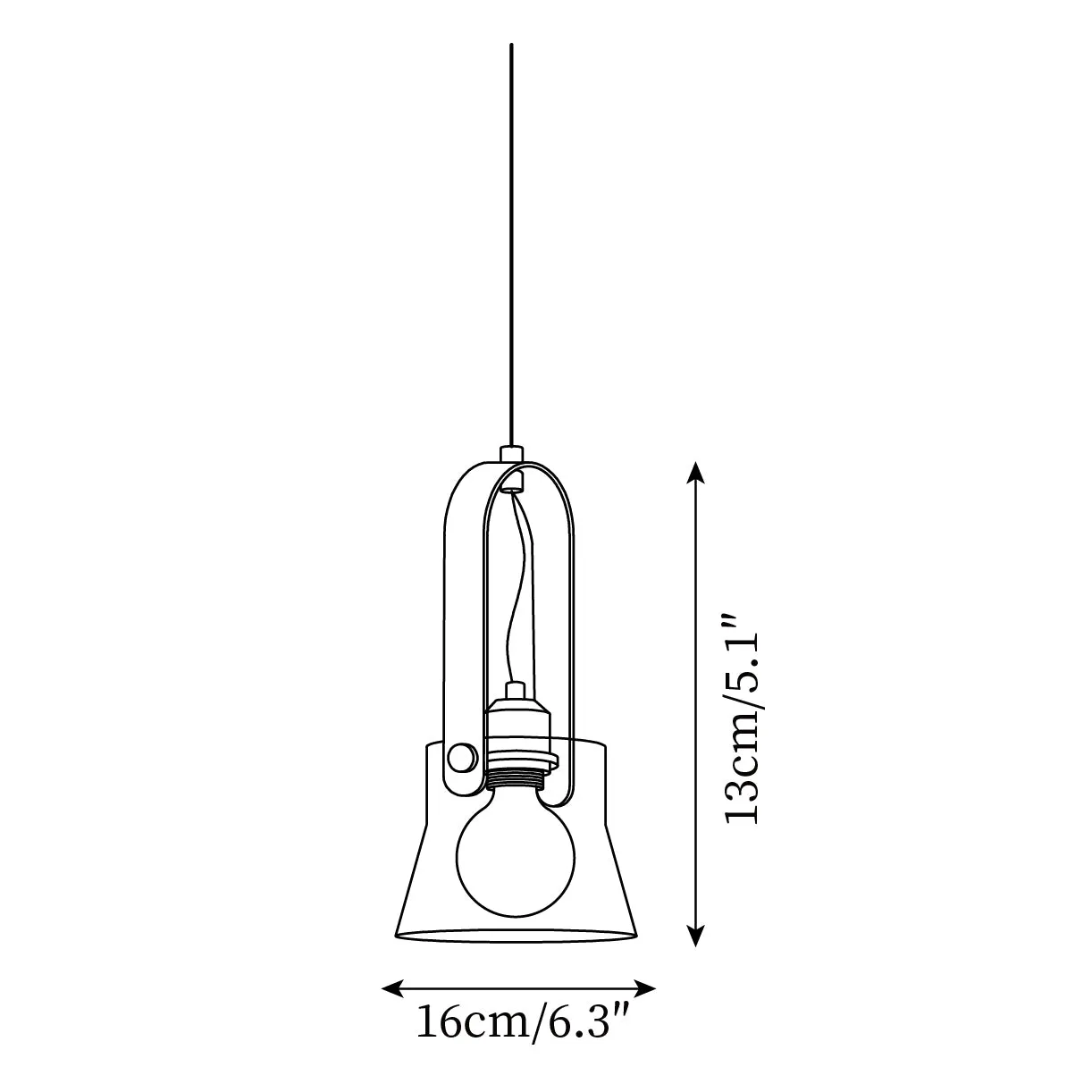 Hailie Glass Pendant Light