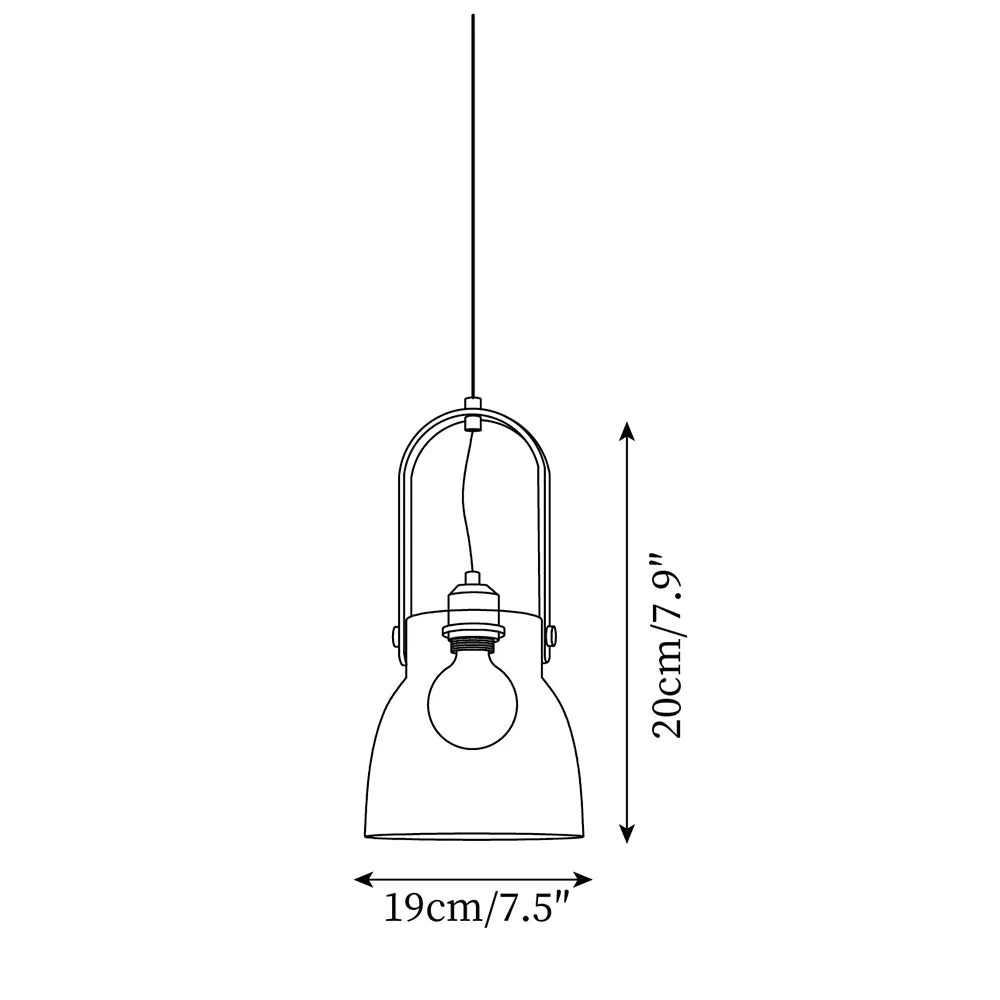 Hailie Glass Pendant Light