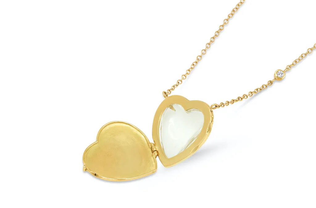 heart locket necklace