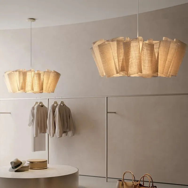 Herleifr Folded Pleats Organic Nature Pendant Lamp