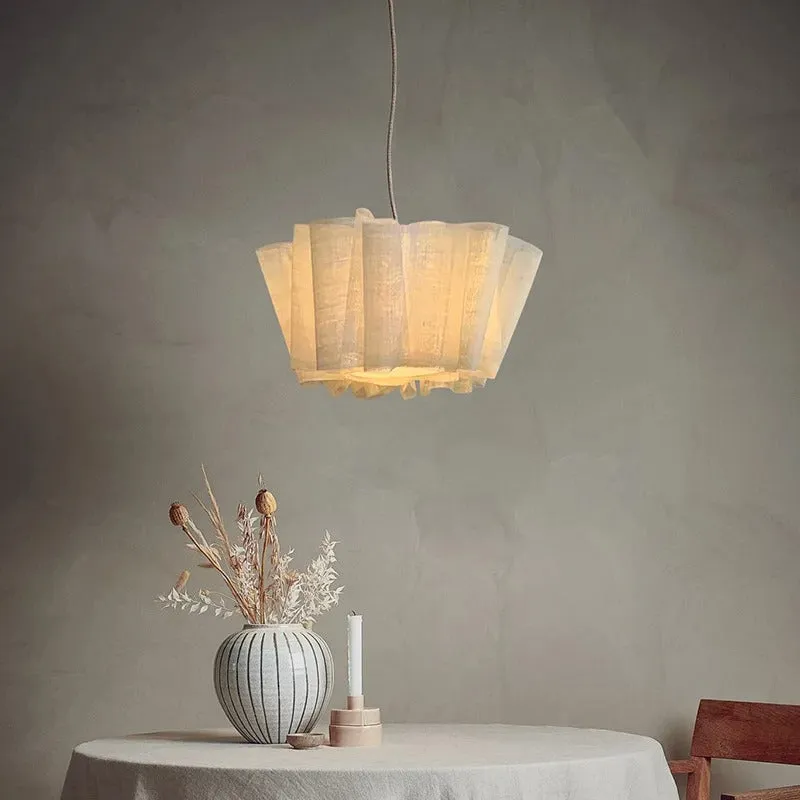 Herleifr Folded Pleats Organic Nature Pendant Lamp