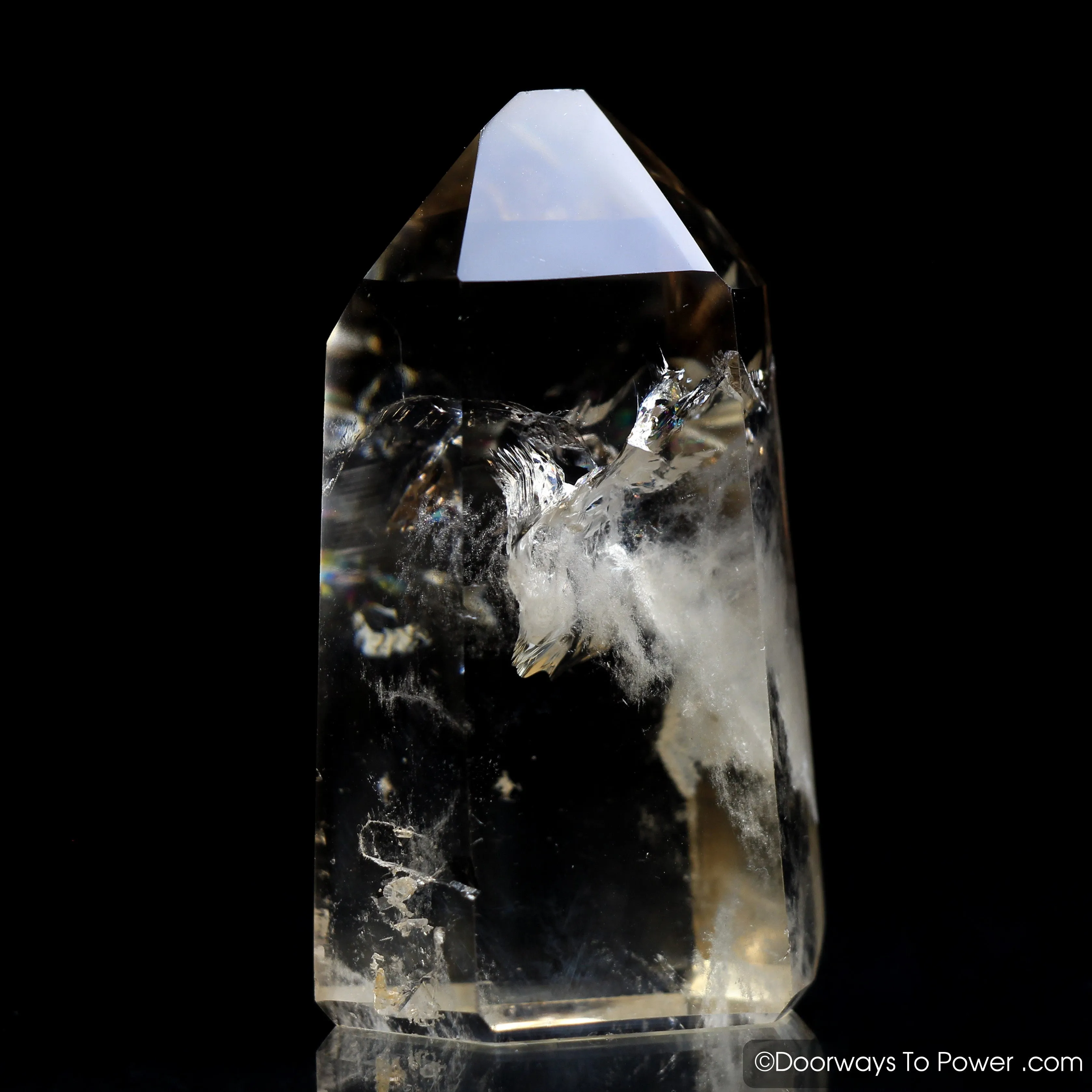 John of God Citrine Abundance Casa Crystal w/ Rainbows