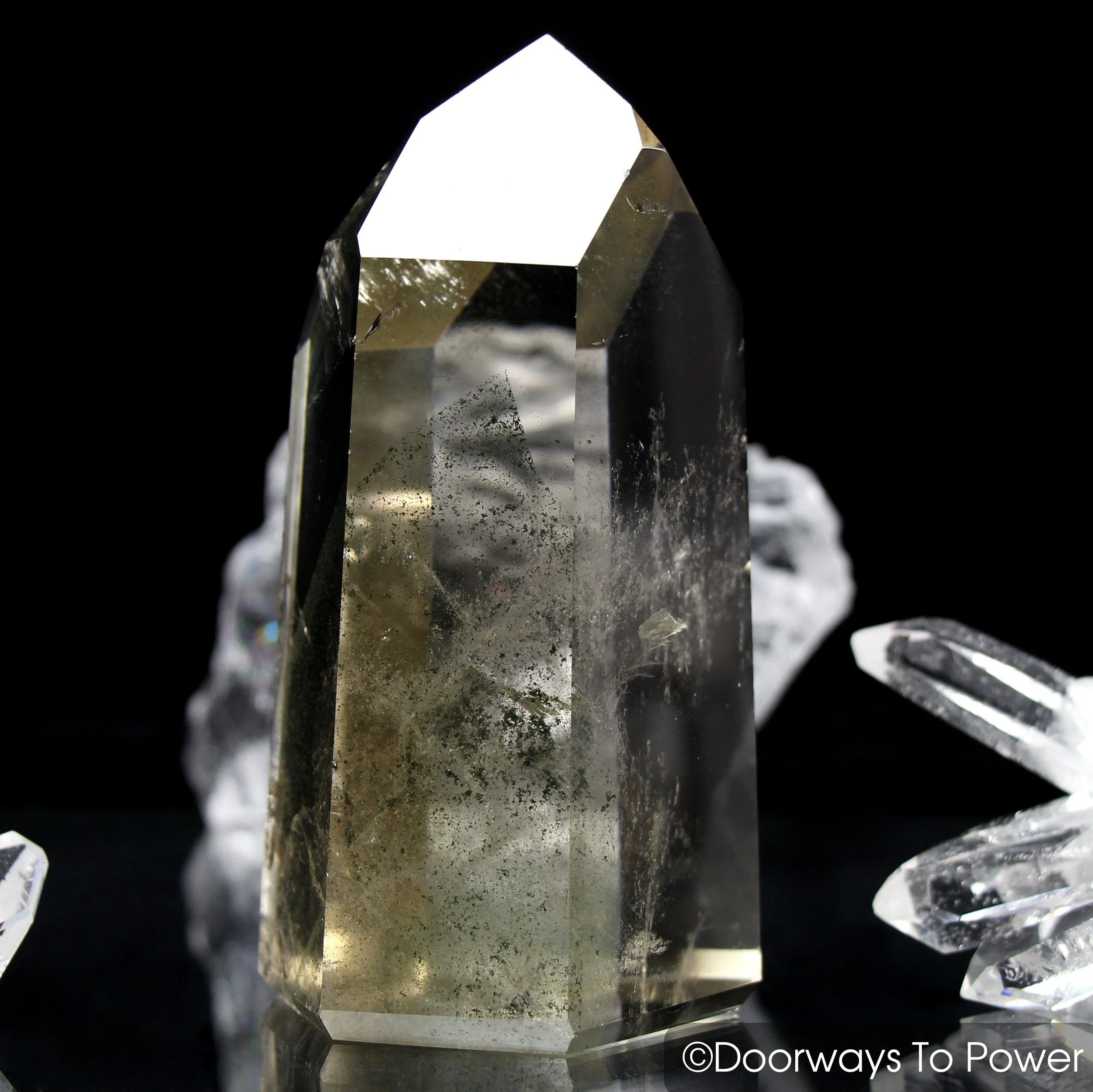 John of God Citrine Quartz Dow Master Crystal 'Abundance'