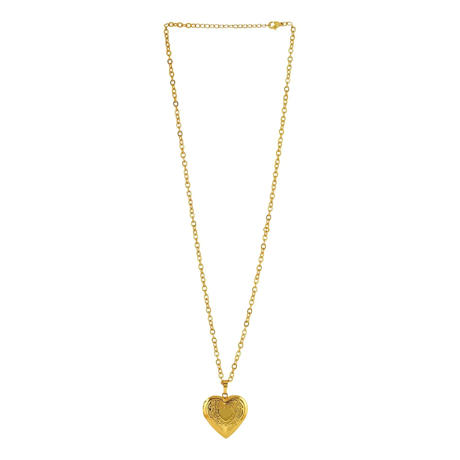 Joker & Witch Hazey Gold Heart Necklace