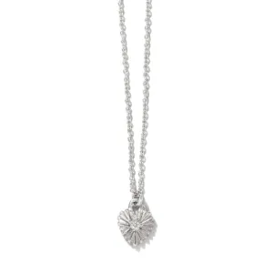 Kora Necklace, White Topaz, Silver