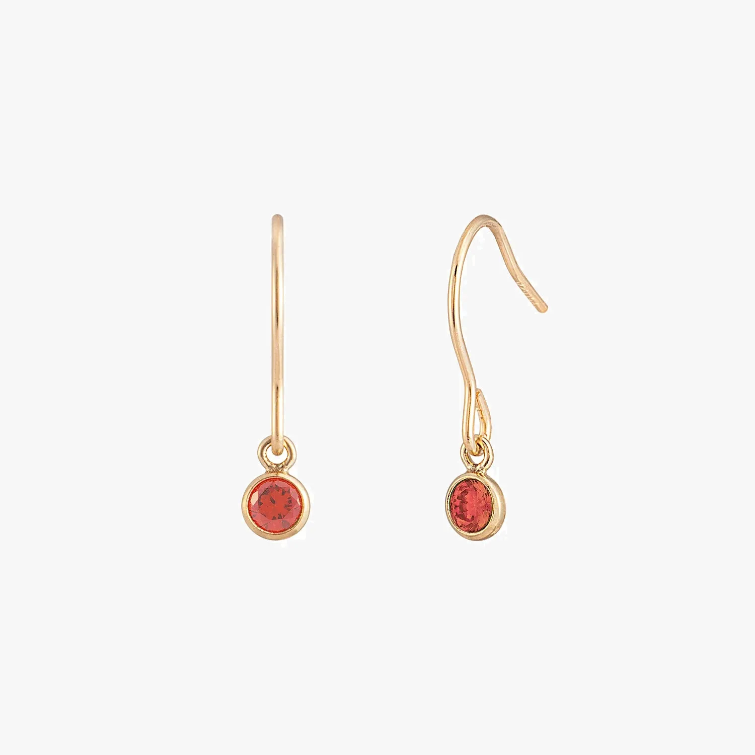 Little Ruby Drop Earrings