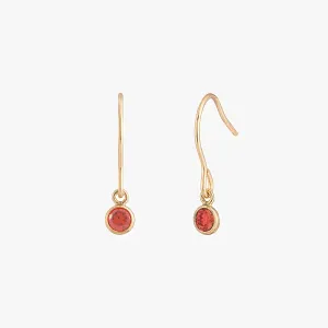 Little Ruby Drop Earrings