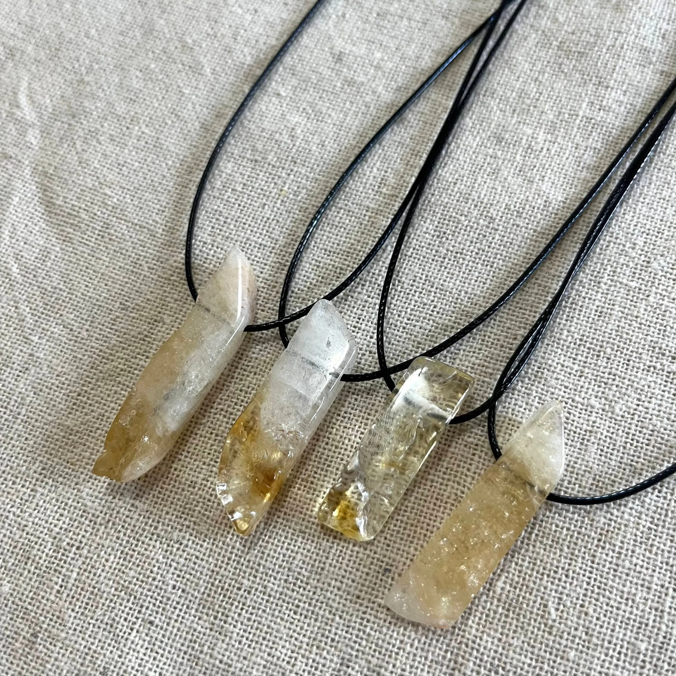 Meditation Pendant - Citrine