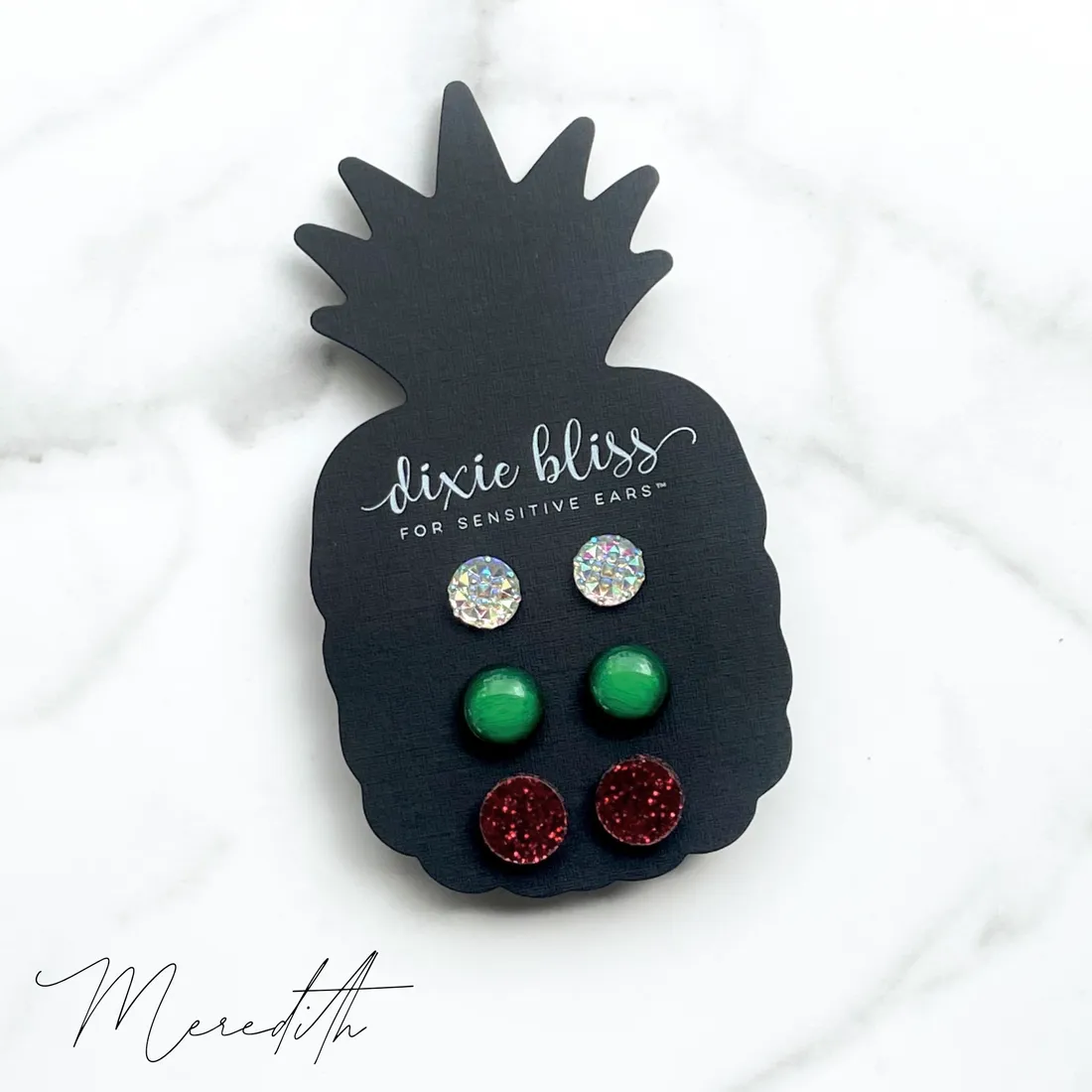 Meredith - Dixie Bliss - Trio Stud Earring Set