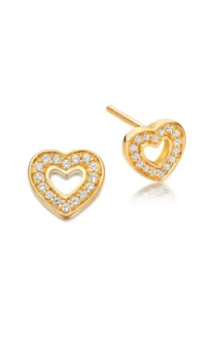 Mini Heart Biography Stud