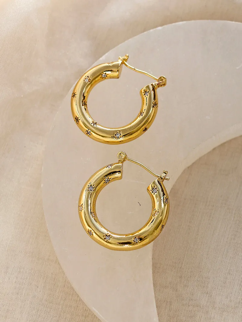 Nuance Large Celestial Hoops