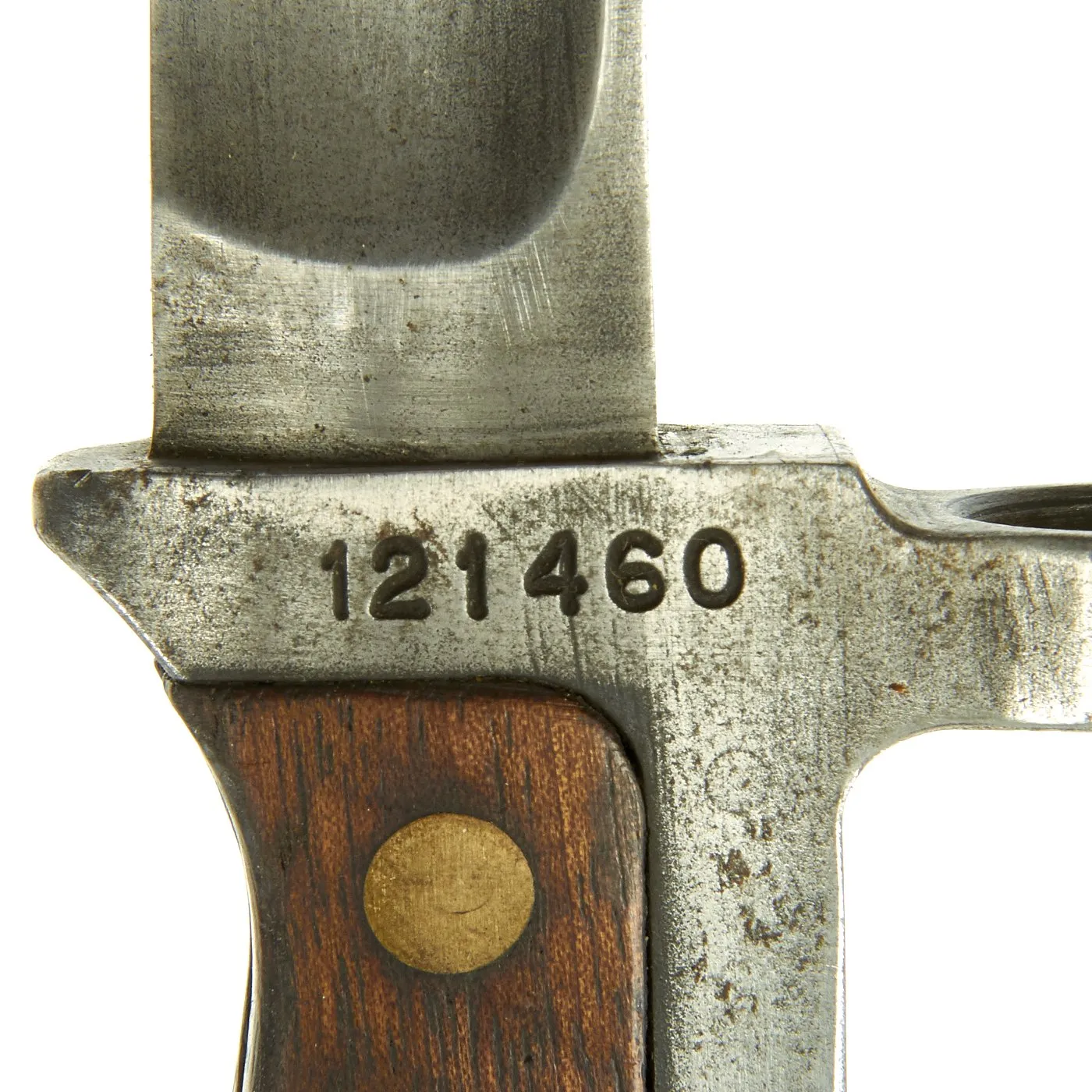 Original Danish Krag–Jørgensen M1915 T-Back Bayonet for Gevær M/89 Rifle with Scabbard