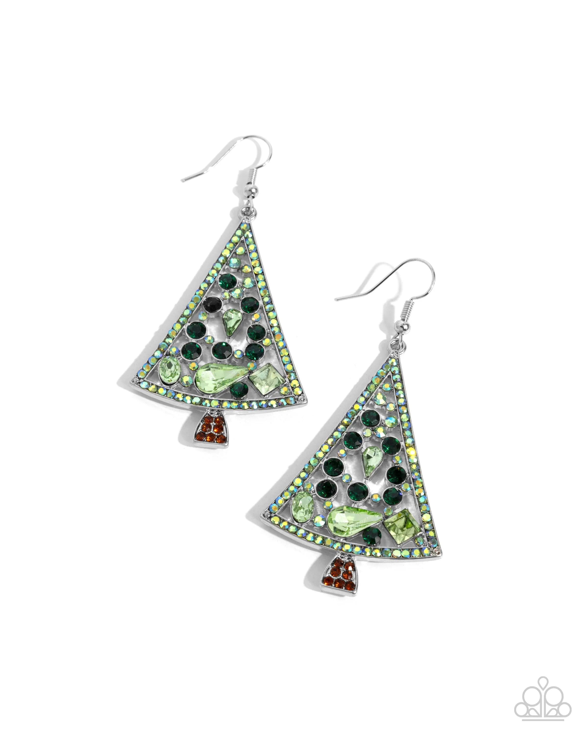 Paparazzi Evergreen Elegance Earrings Green