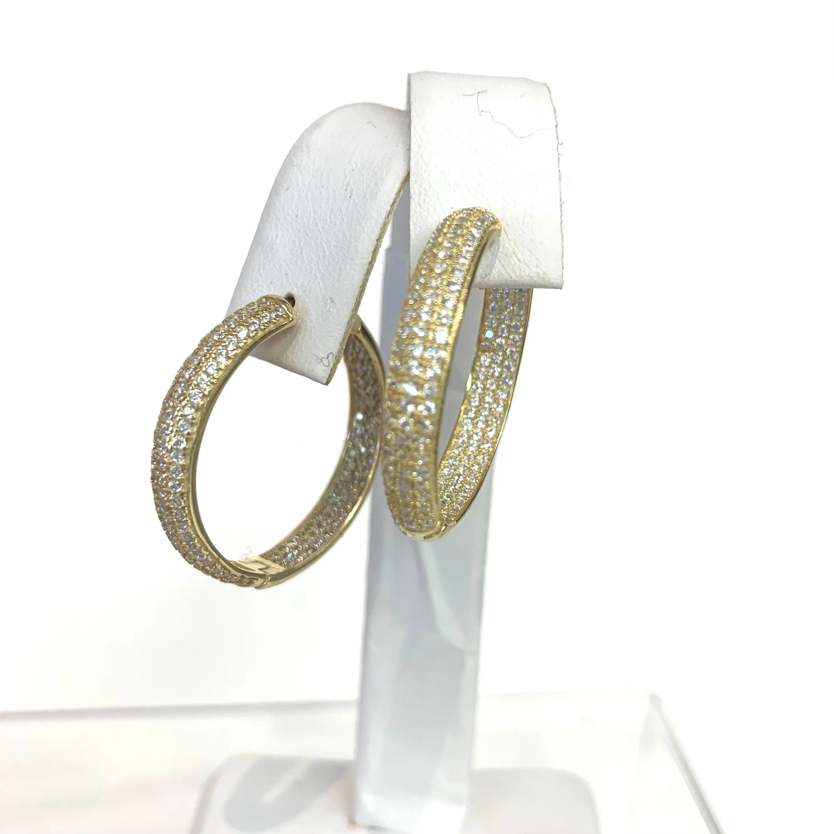 Pave CZ Infinity Hoop