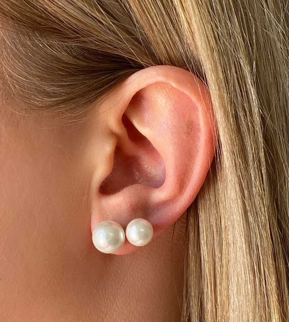 Pearl Stud Earrings