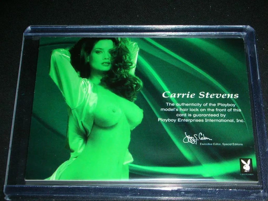 Playboy Centerfold Update 2 Carrie Stevens Spotlight Hair Locket Memorabilia Car