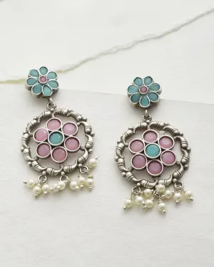 Raavi Floral Dangler Earrings