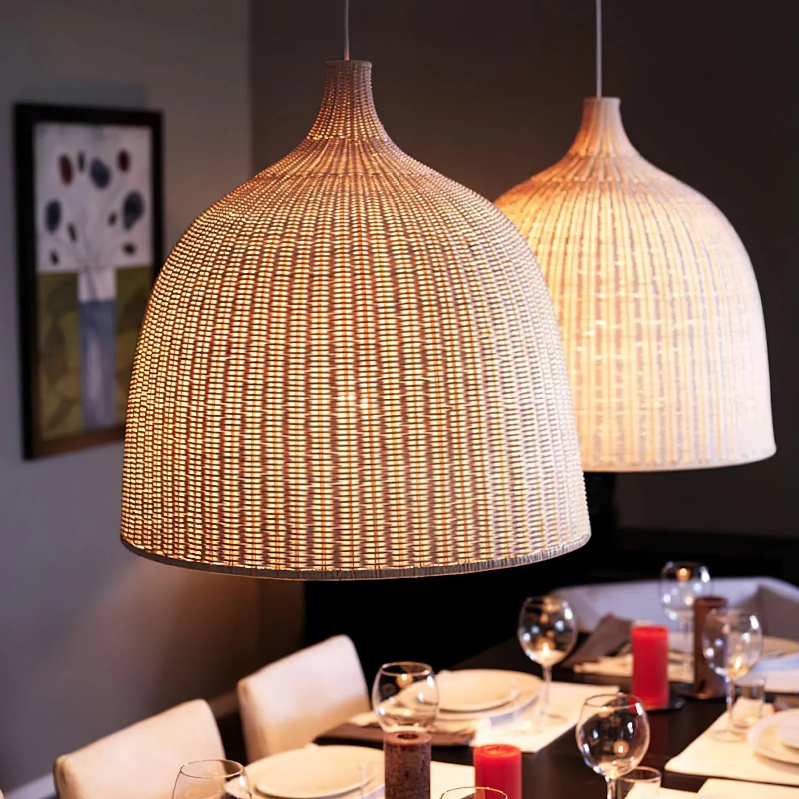 Rattan Pandent Light