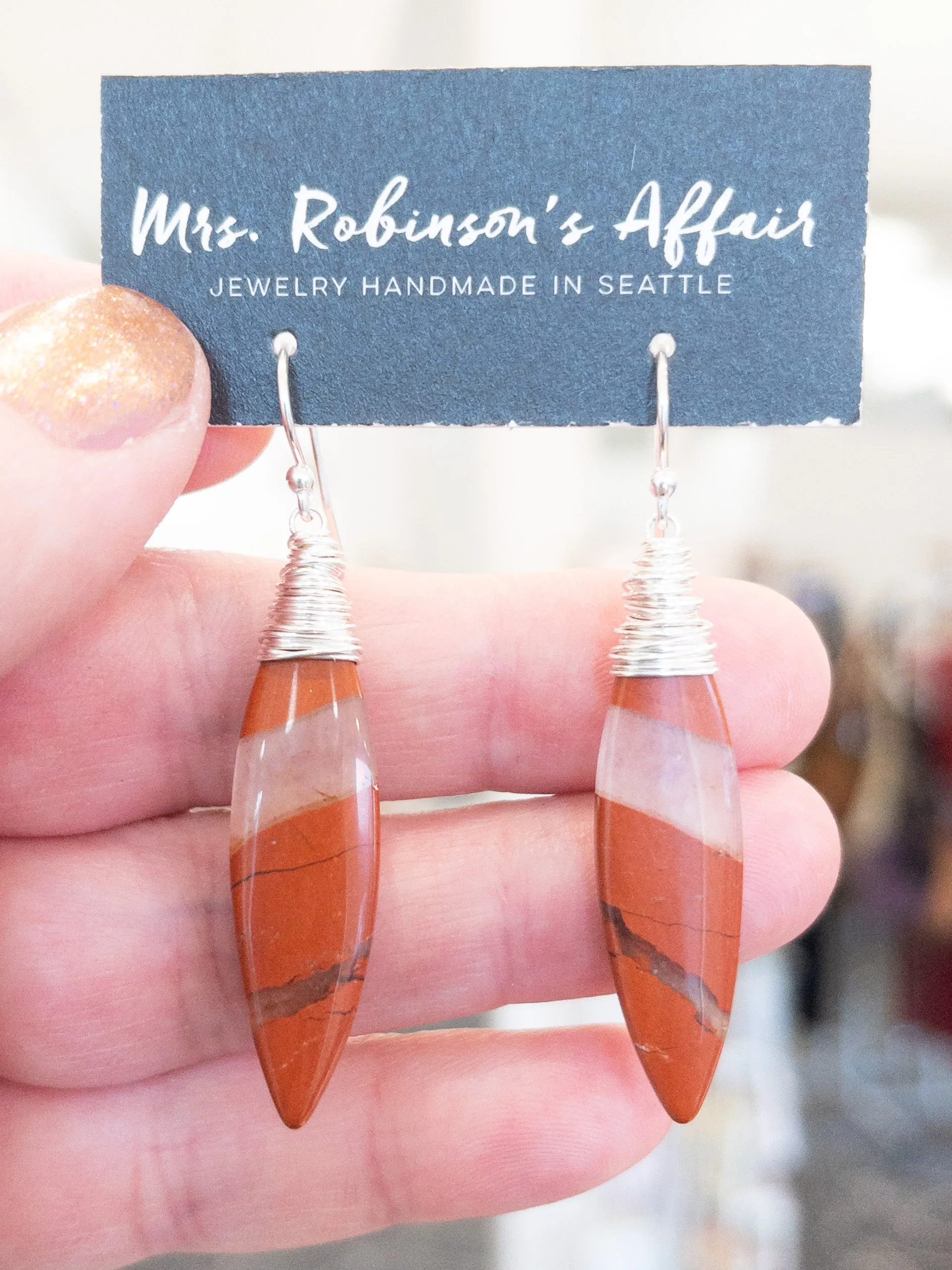 Red River Jasper Earrings