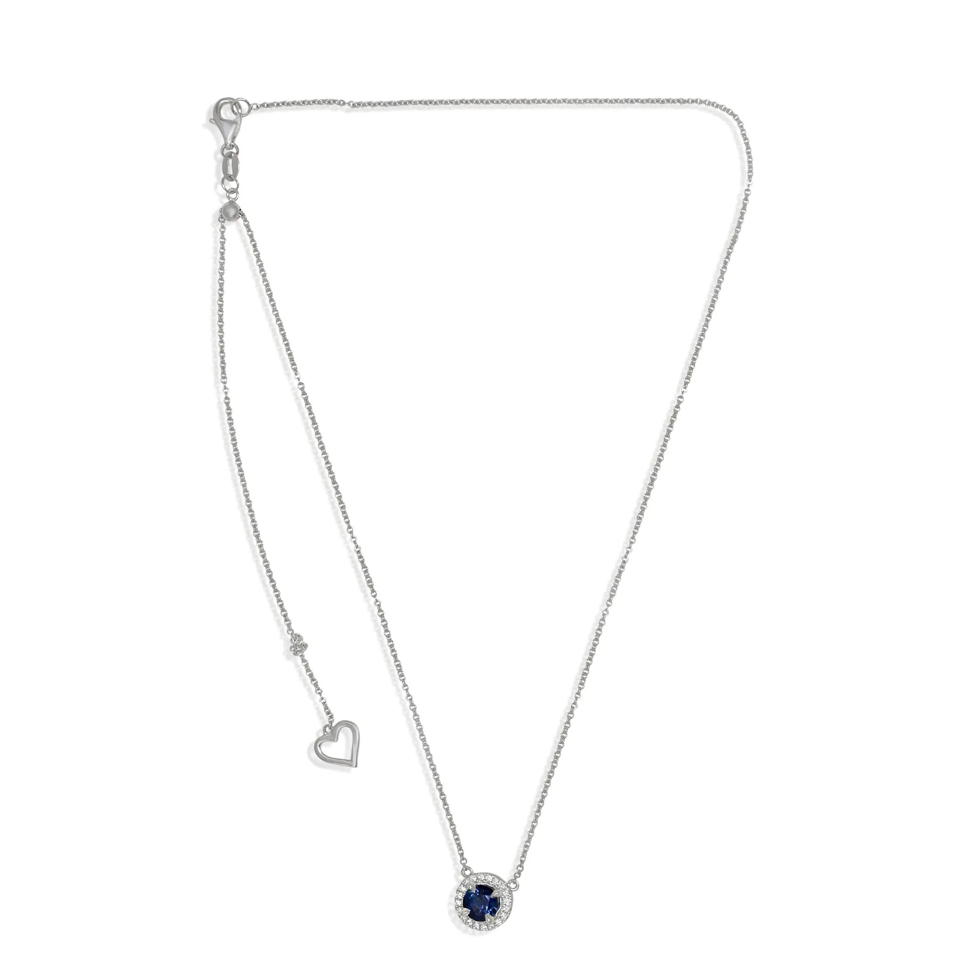 Sapphire and Diamond Necklace